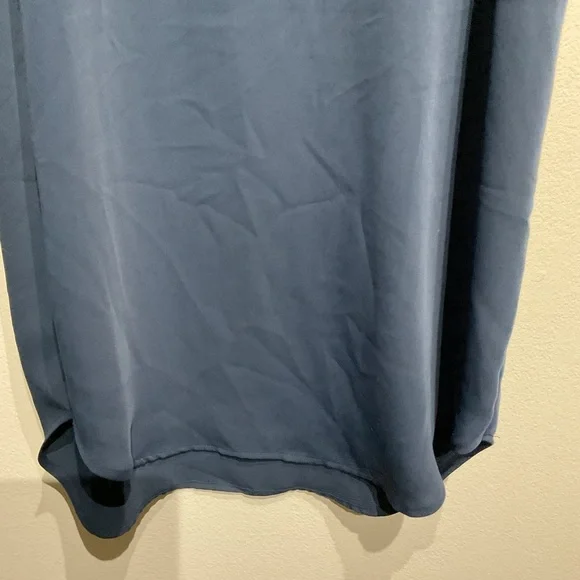 Cynthia Rowley Jersey Tank Dress Size 6.Knee Length Navy Blue Dress Short Sleeve - Picture 5 of 8